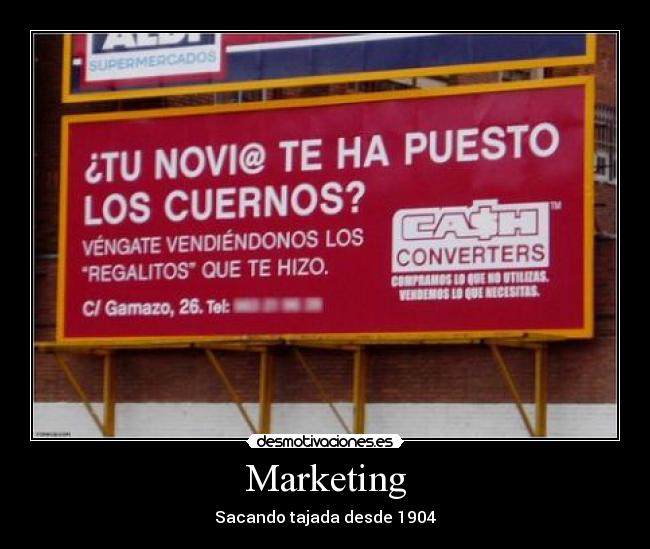 Marketing - Sacando tajada desde 1904