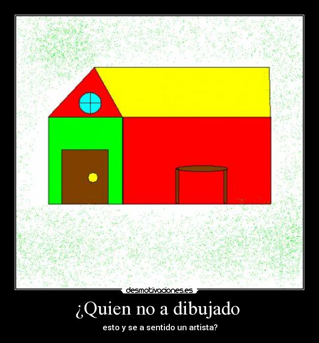 carteles casa pequena artista pintar dibujar desmotivaciones