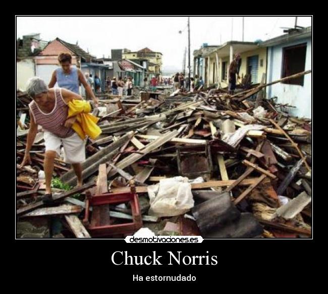 Chuck Norris - Ha estornudado