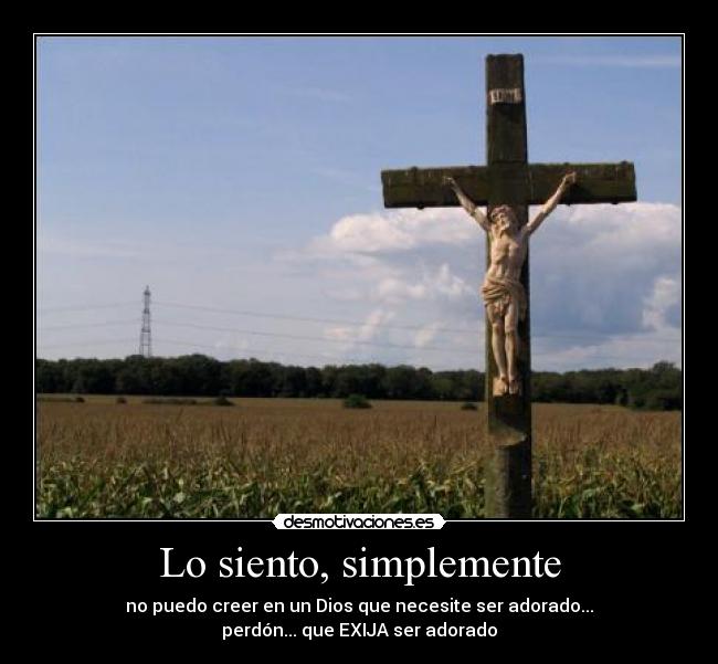 Lo siento, simplemente - 