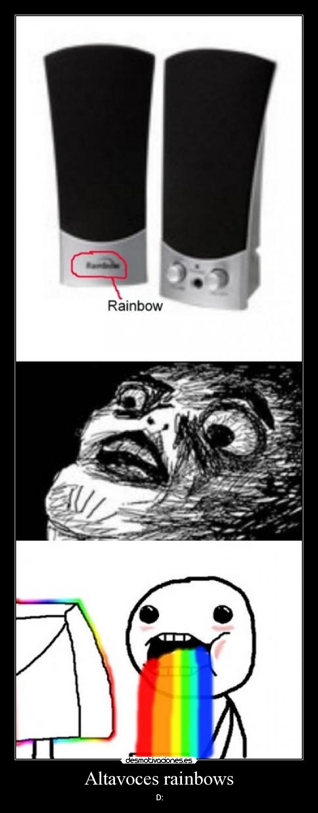 Altavoces rainbows - D: