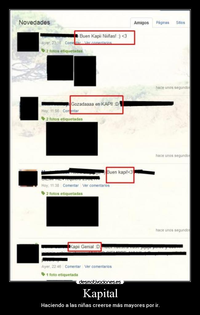 Kapital - Haciendo a las niñas creerse más mayores por ir.