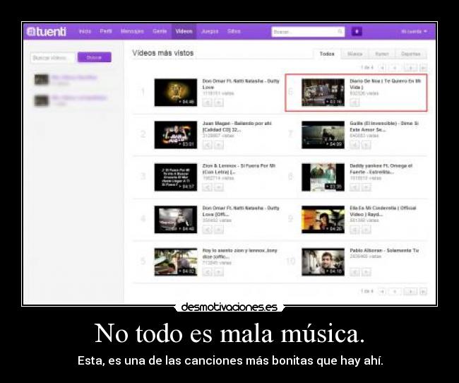 No todo es mala música. - 