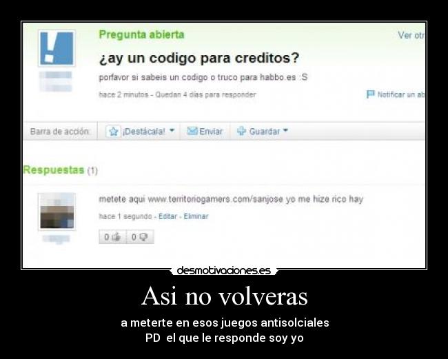 carteles yahoo habbo desmotivaciones