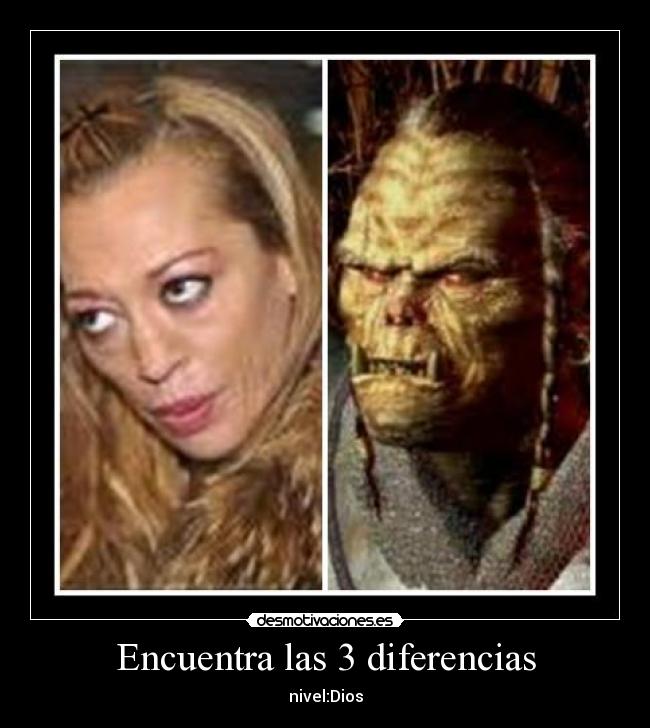 Encuentra las 3 diferencias - 