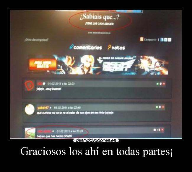 Graciosos los ahí en todas partes¡ -