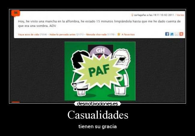 Casualidades - tienen su gracia