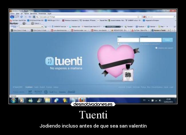 Tuenti - Jodiendo incluso antes de que sea san valentín