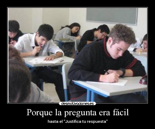 Porque la pregunta era fácil - 