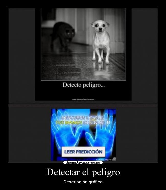 Detectar el peligro - Descripción gráfica