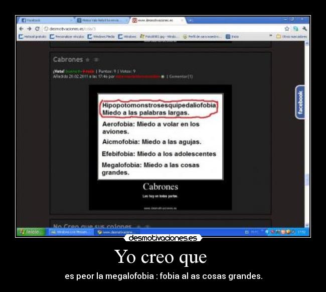 carteles fobias desmotivaciones