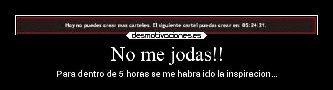 No me jodas!! -