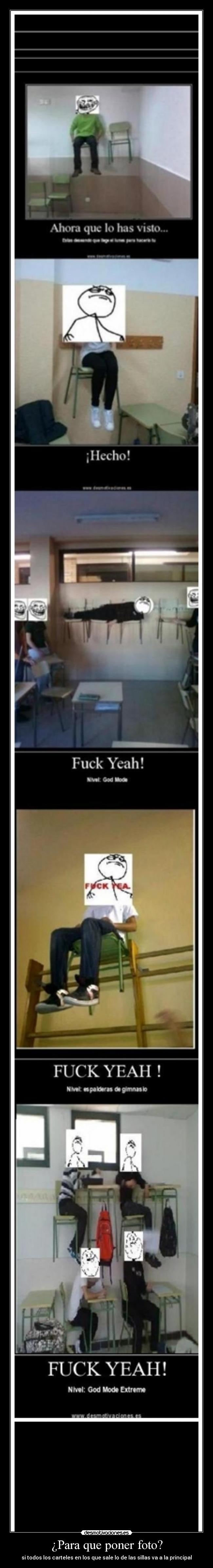 ¿Para que poner foto? -