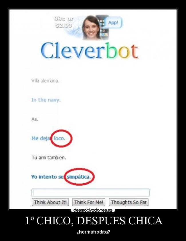 1º CHICO, DESPUES CHICA - 