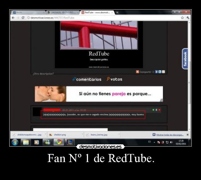 Fan Nº 1 de RedTube. - 