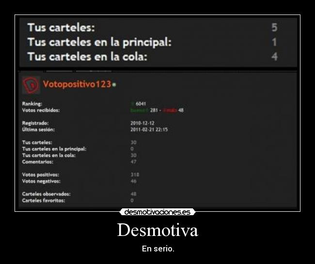 Desmotiva - En serio.
