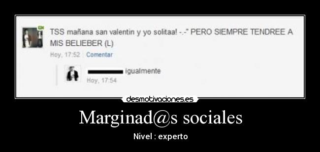 Marginad@s sociales - Nivel : experto