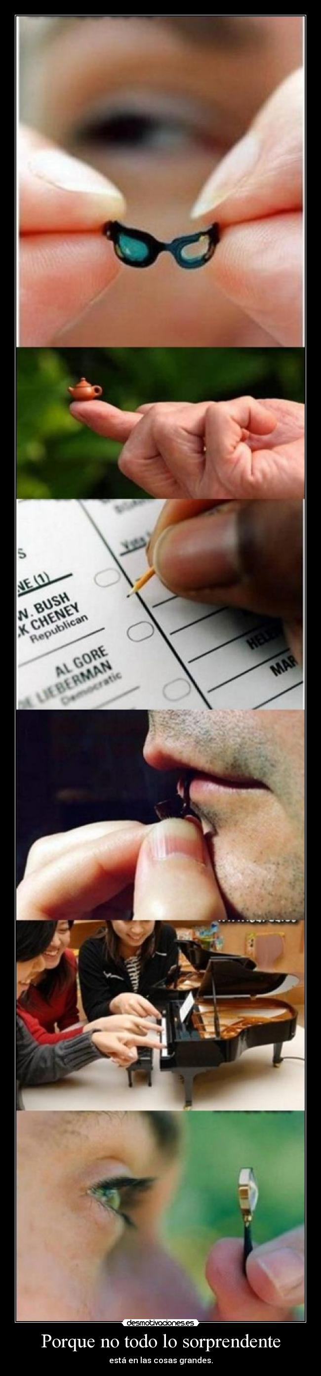 Porque no todo lo sorprendente - 