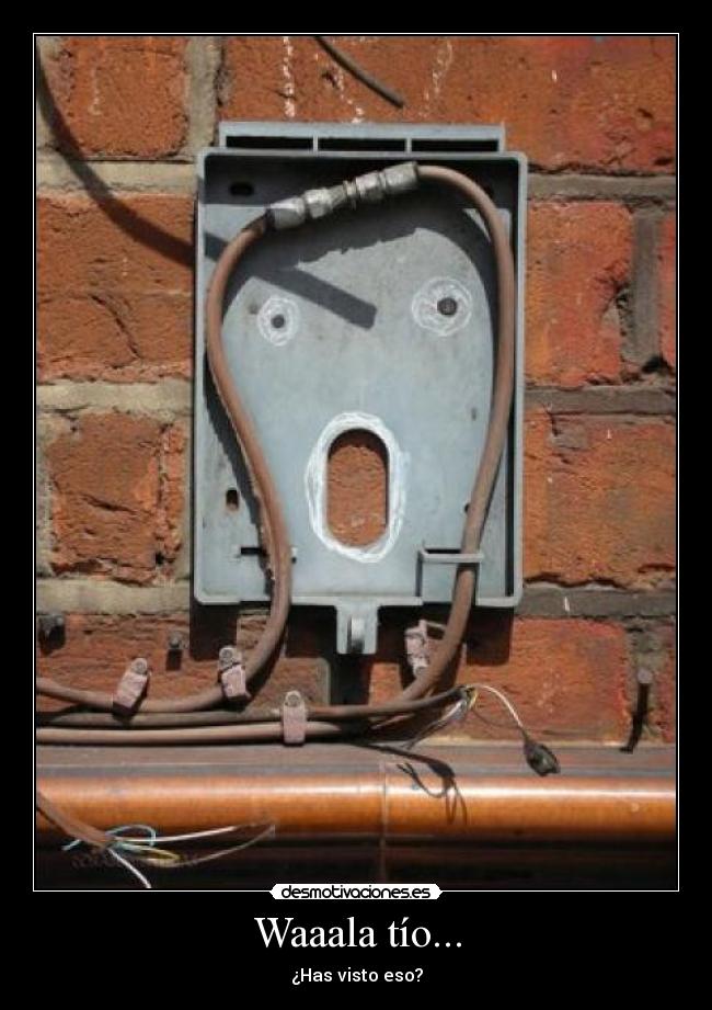 Waaala tío... - ¿Has visto eso?