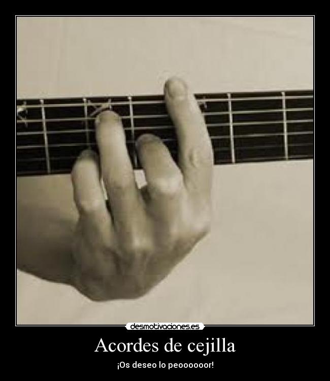 Acordes de cejilla -