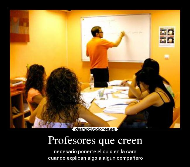 Profesores que creen -