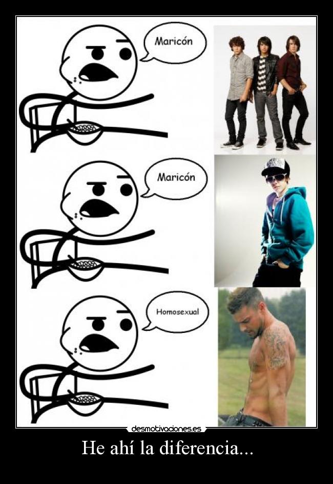 He ahí la diferencia... - 