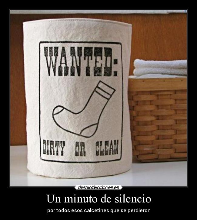 Un minuto de silencio -