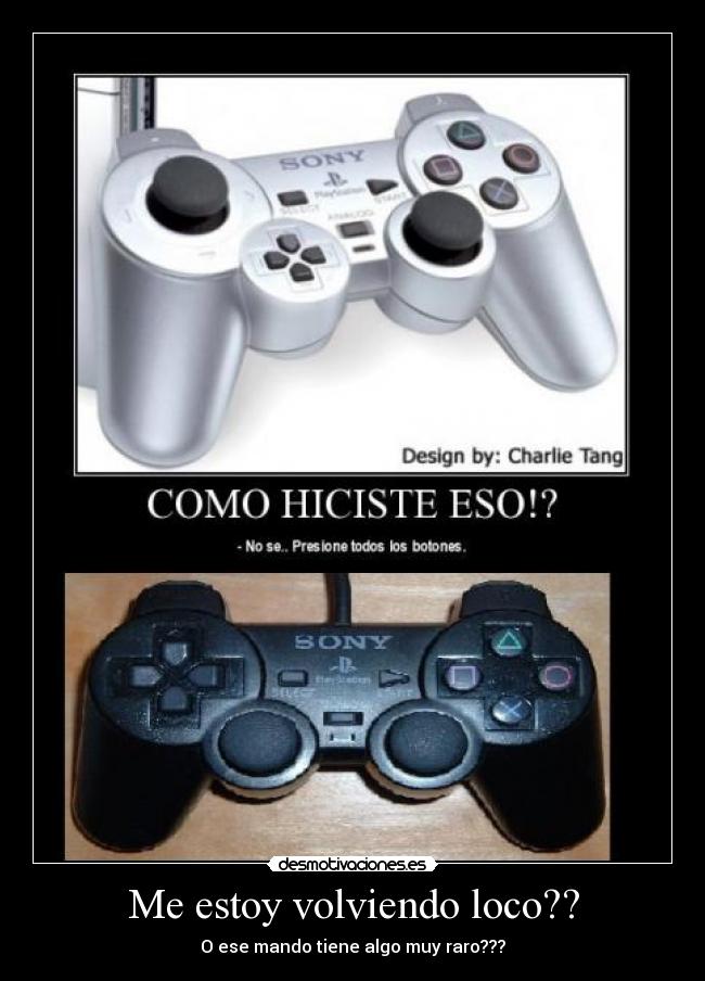 Me estoy volviendo loco?? - O ese mando tiene algo muy raro???