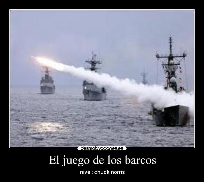 carteles juego los barcos desmotivaciones