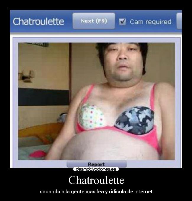 Chatroulette - sacando a la gente mas fea y ridicula de internet