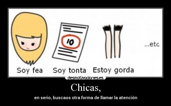 Chicas, - 