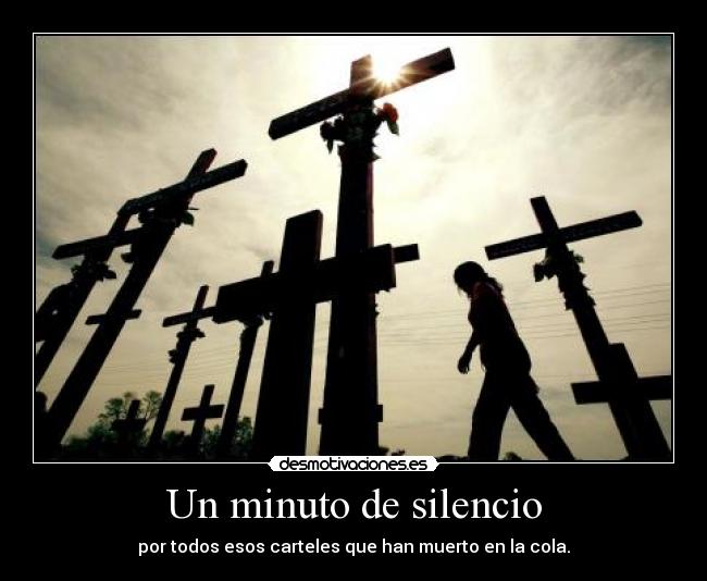 Un minuto de silencio -