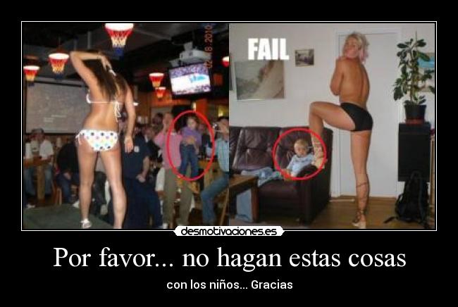 Por favor... no hagan estas cosas -