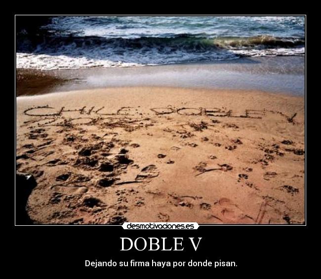 DOBLE V -