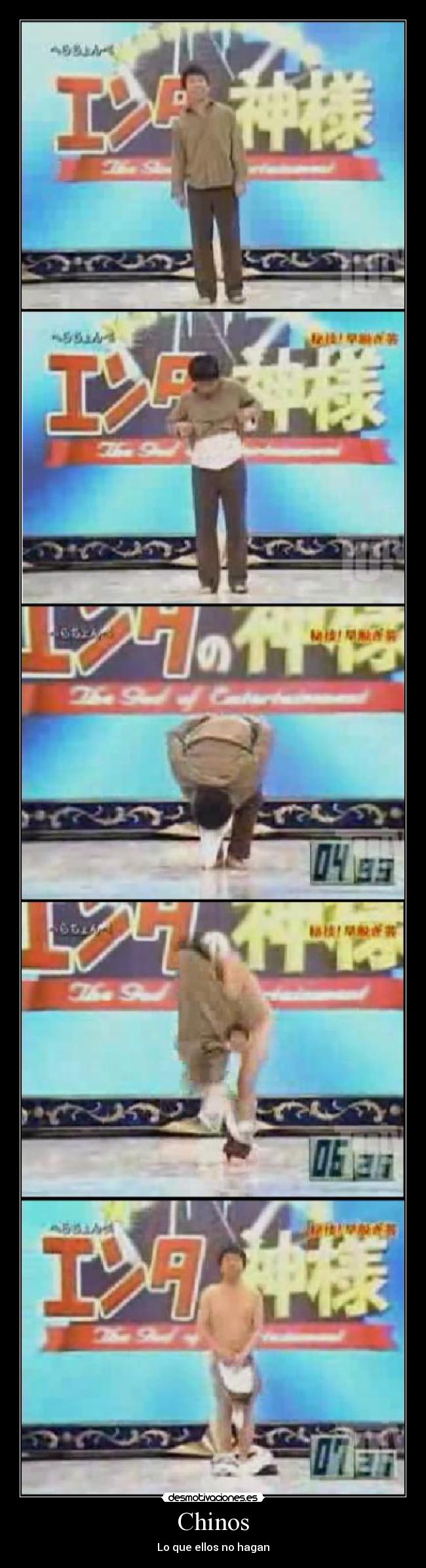 Chinos - Lo que ellos no hagan
