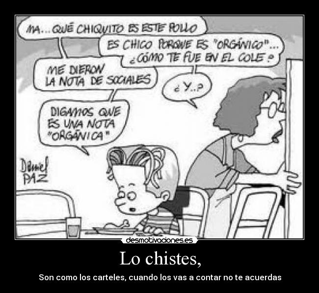 Lo chistes, - 
