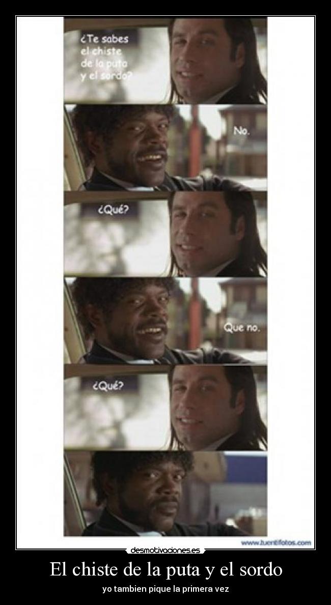 El chiste de la puta y el sordo -