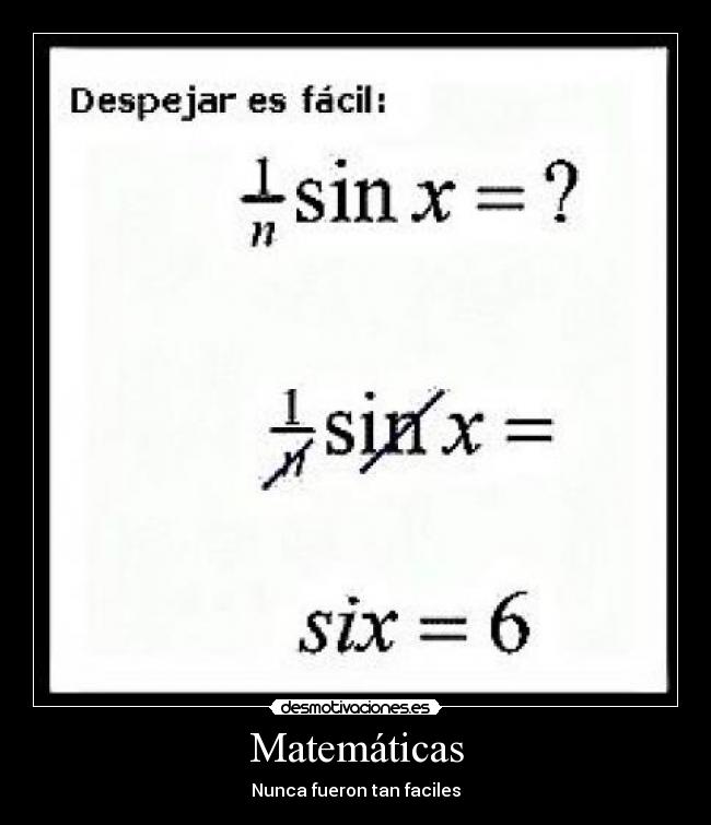 Matemáticas -