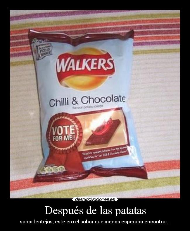 Después de las patatas -
