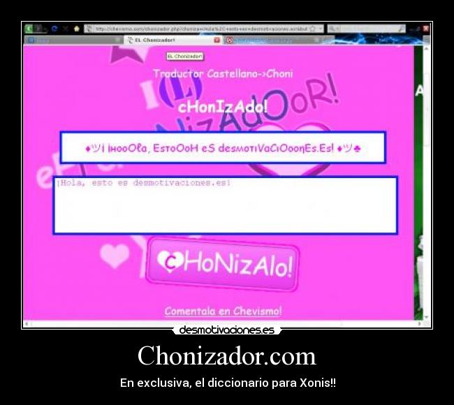 Chonizador.com -