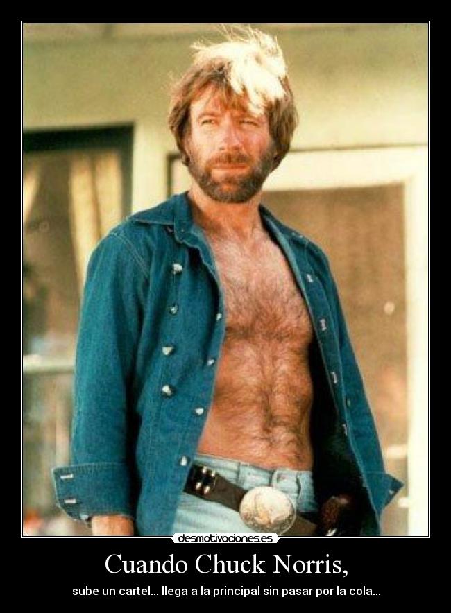 Cuando Chuck Norris, - 