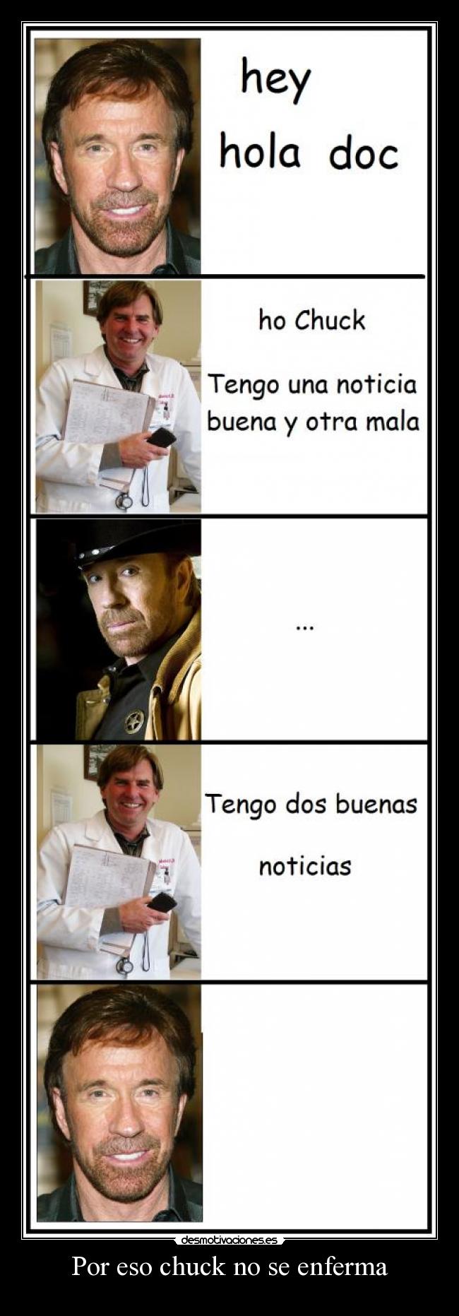 Por eso chuck no se enferma -