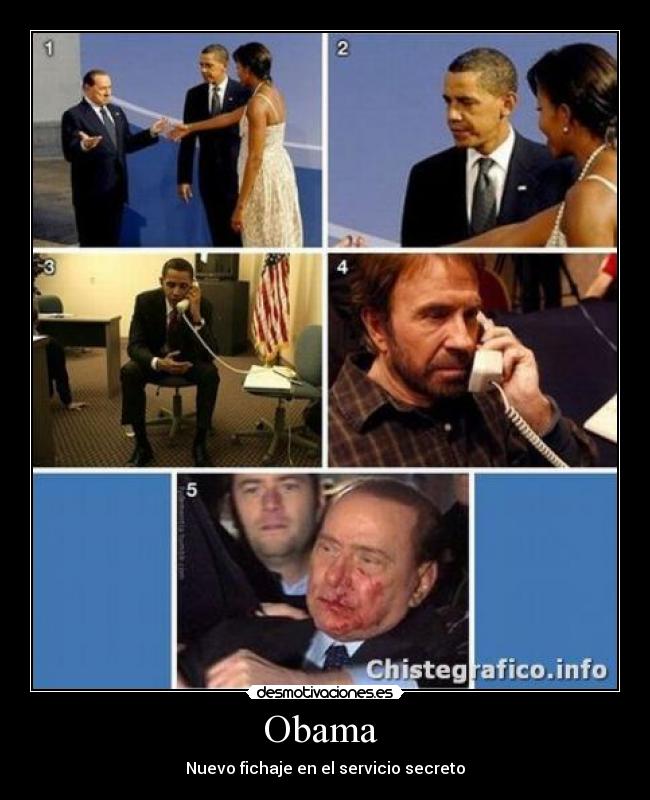 Obama  - Nuevo fichaje en el servicio secreto