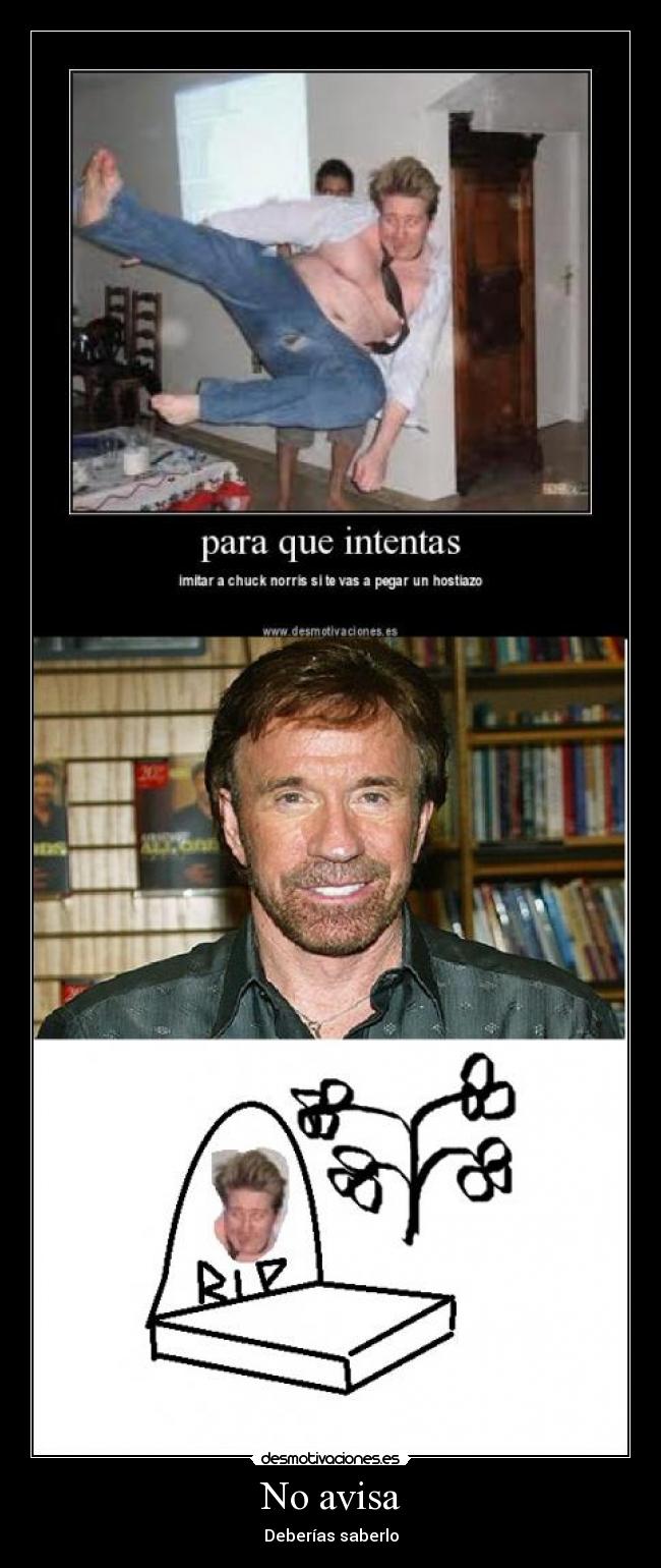 carteles chuck desmotivaciones