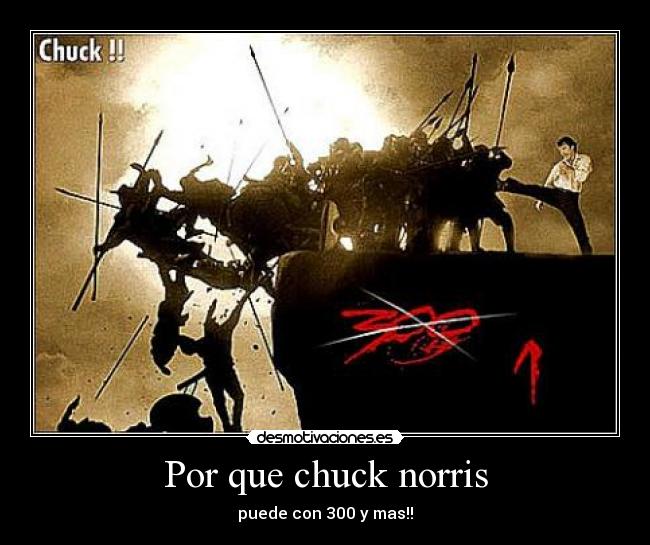 carteles chuck norris desmotivaciones