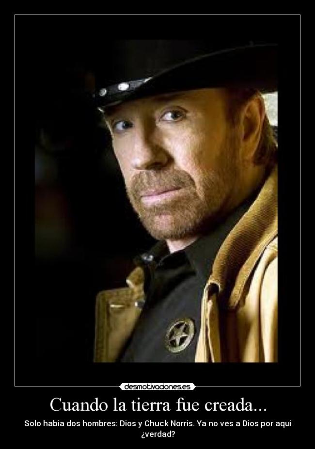 Cuando la tierra fue creada... -