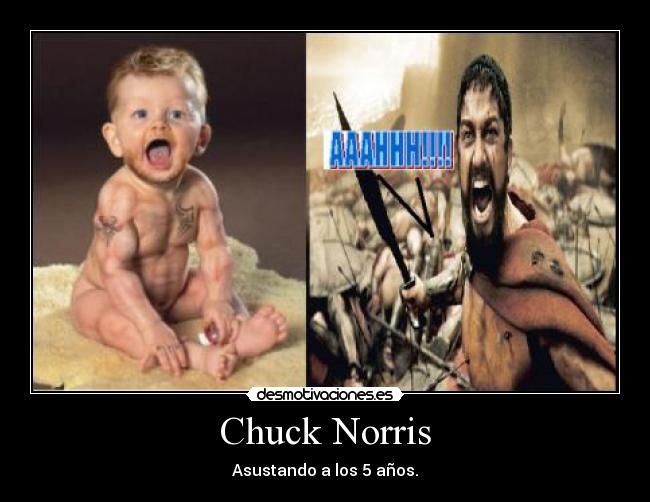 Chuck Norris - Asustando a los 5 años.