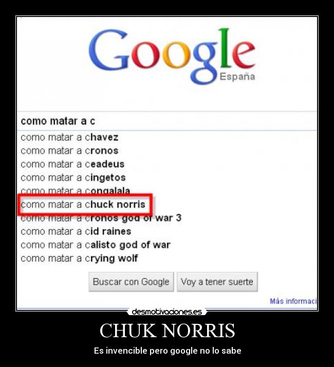 CHUK NORRIS -