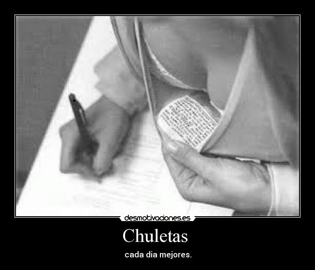 Chuletas - cada dia mejores.