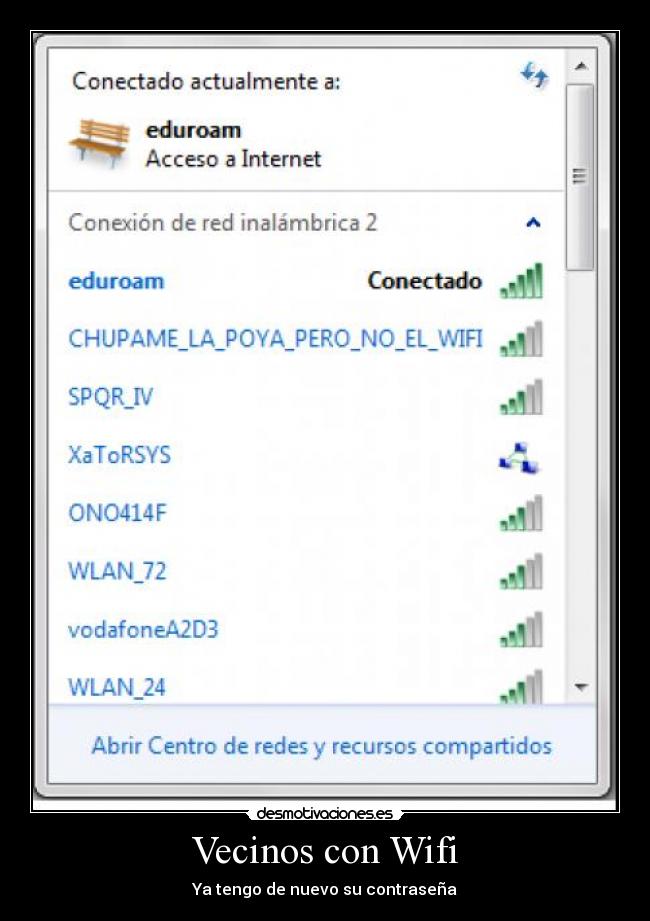 Vecinos con Wifi -